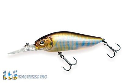 Vobler Megabass Diving Flapslap 77mm 10.5gr Fa Striped Shiner