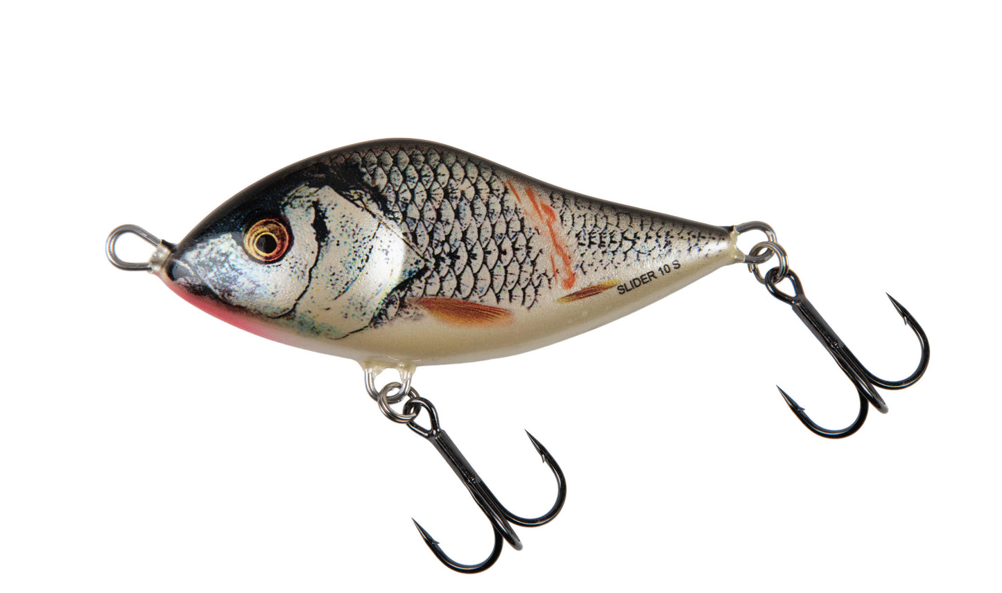 Vobler Salmo Vobler Scufundător Slider 10cm Sinking Wounded Real Grey Shiner