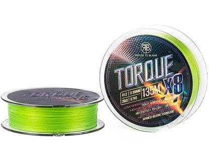 Fir Textil Rtb Torque X8 Braid Chartreuse 135m #2.0 / 0.228mm / 32lb