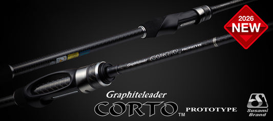 Lanseta Spinning Graphiteleader Corto Prototype 26gcorps-7102ml-hs+ 2.39m Fast 25gr Medium Light