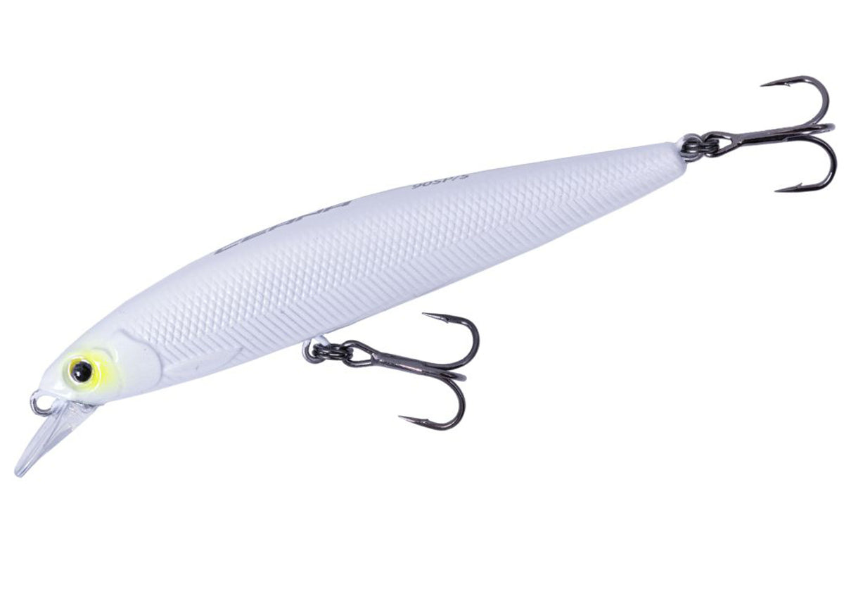 Vobler Major Craft Ceana Jerkbait 90sps Shallow 9cm 10gr #004 Yellow Cheek Pearl White
