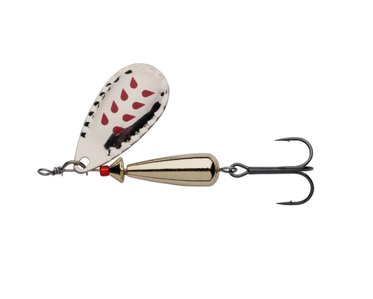Lingurita Rotativa Abu Garcia Droppen 6.0gr Lf Silver/red Marks