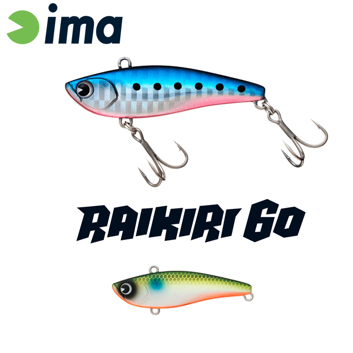 Vobler Ima Raikiri Vibration 60 60mm 11gr 009 Pearl Bora Ob
