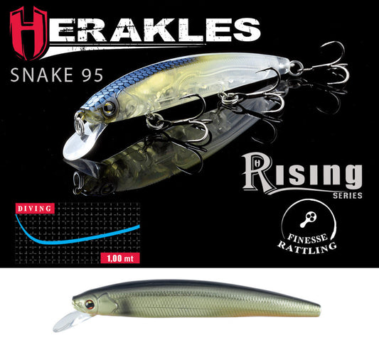 Vobler Herakles Snake 95sp 9.5cm 9gr Smoke Gold