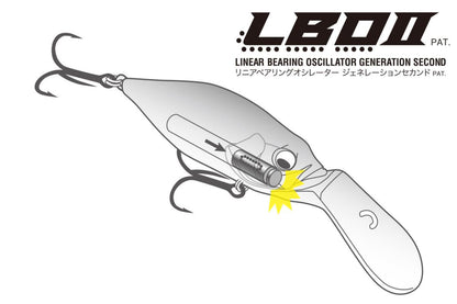 Vobler Megabass Deep-x 100 Lbo 59mm 10.5gr Wagin Hasu
