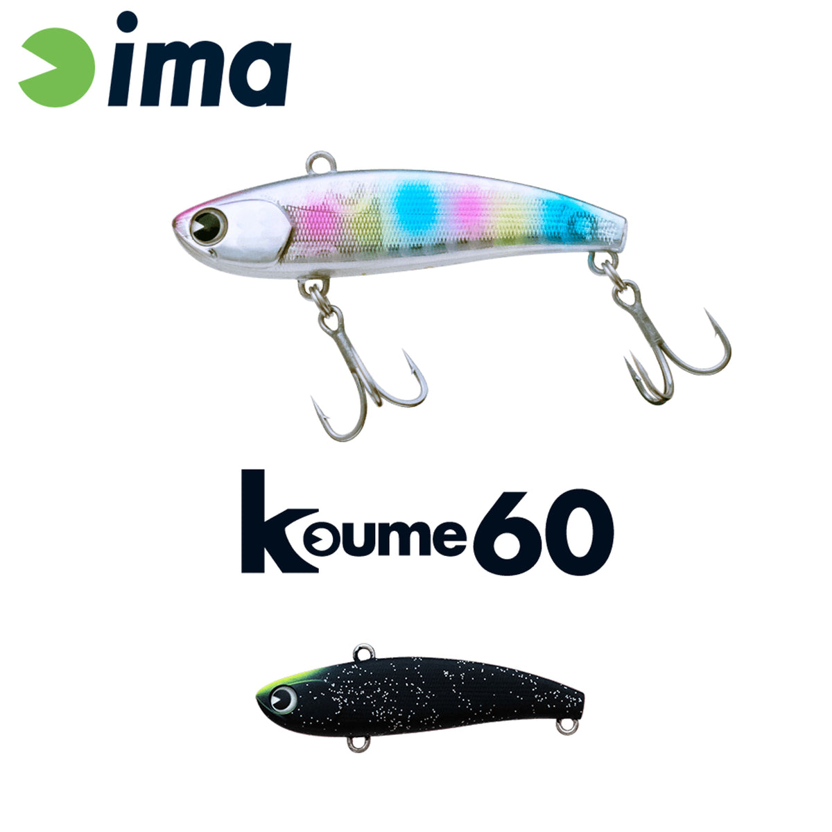 Vobler Ima Koume Vibration 60 60mm 11gr 119 Matt Night Black
