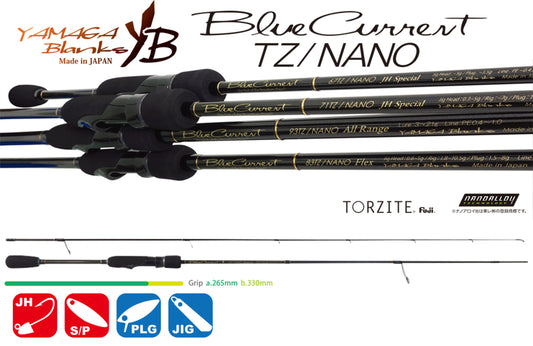 Lanseta Spinning Yamaga Blanks Yamaga Blue Current 67tz Nano 2.02m 5gr Fuji Titanium Torzite