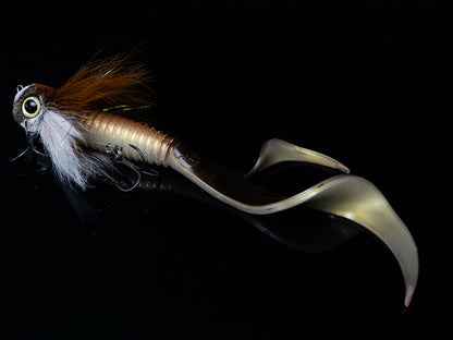 Vobler Coada De Rezerva Blackbay Blacktail Rooster 22cm 70g Albino