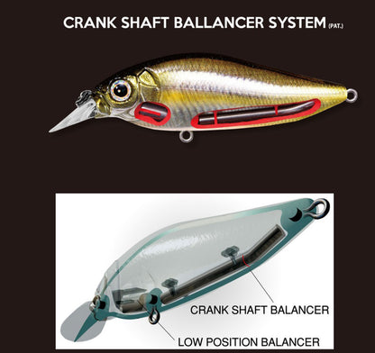Vobler Megabass Diving Flapslap 77mm 10.5gr Mat Tiger