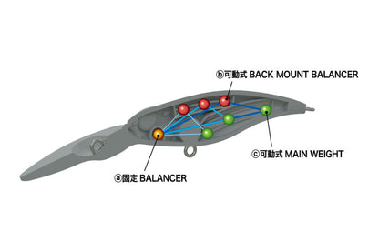 Vobler Megabass Shading-x R 62 62mm 5.3gr Dd Silver Shad