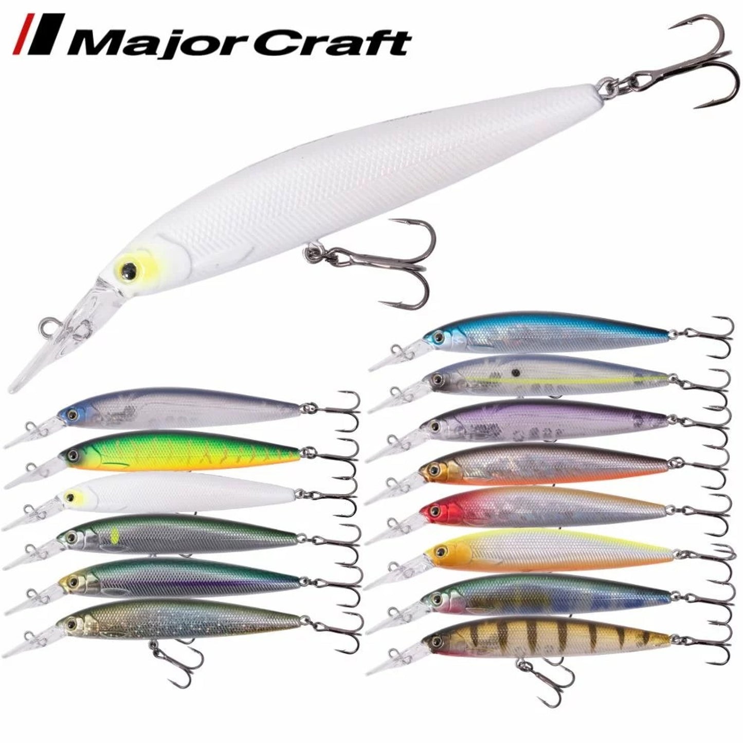 Vobler Major Craft Ceana Jerkbait 90spm Middle 9cm 11gr #021 Black Sapphire