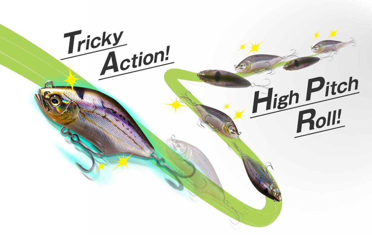 Vobler Megabass Hadara Trap 70 70mm 17gr Gp Sparkling Chart Head