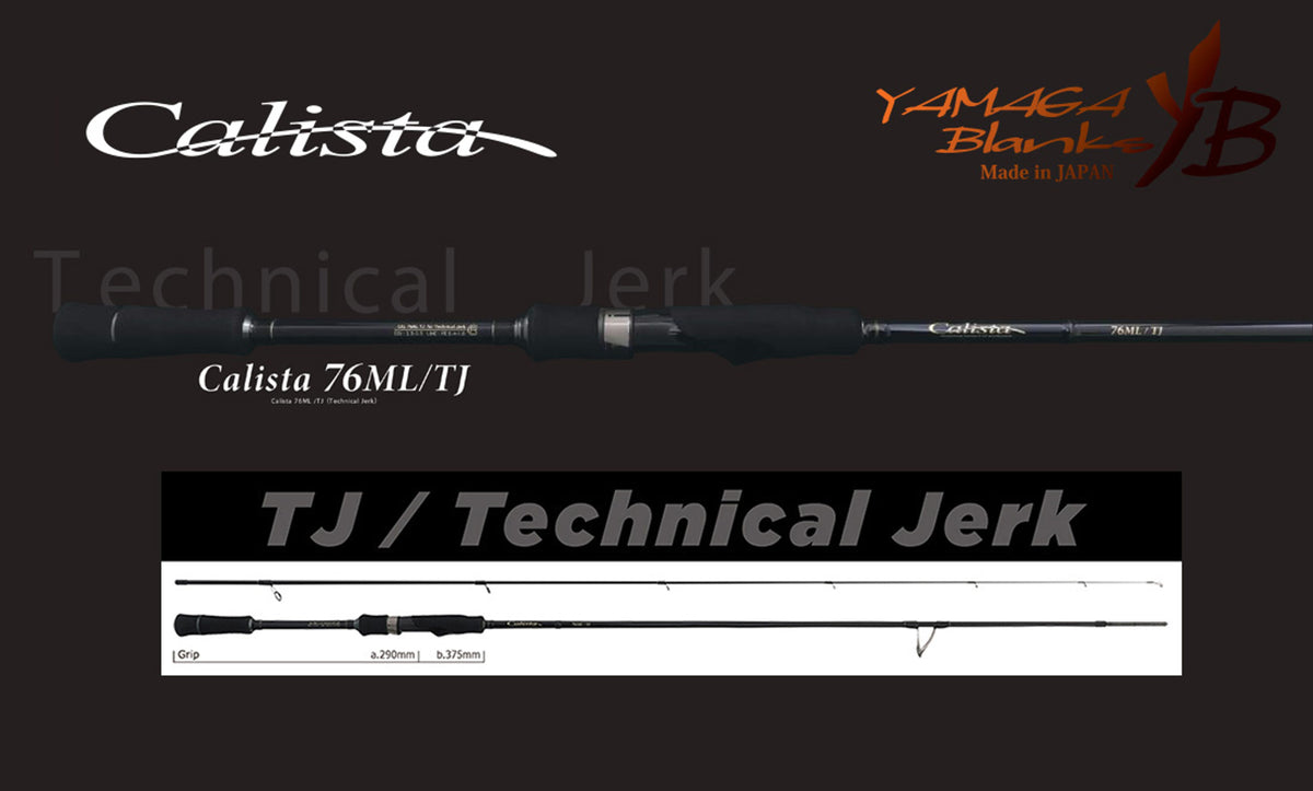 Lanseta Spinning Yamaga Blanks Yamaga Calista 76ml/tj Technical Jerk 2.293m 20gr Fuji Titanium Torzite
