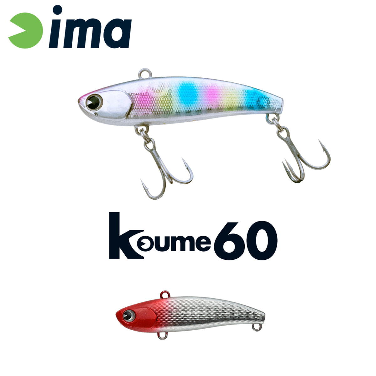 Vobler Ima Koume Vibration 60 60mm 11gr 101 Red Head