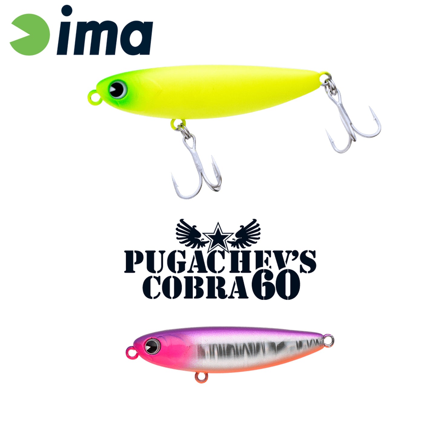 Vobler Ima Pugachevs Cobra 60 60mm 6gr 106 Violet Shiner