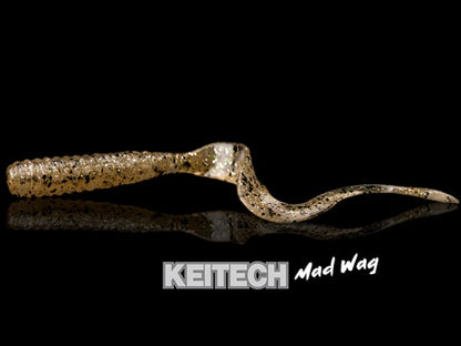 Keitech Mad Wag Mini Plum Green Flake 302 8.9cm