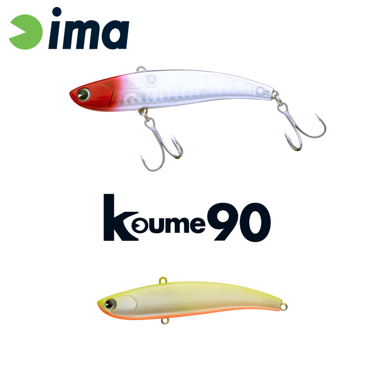 Vobler Ima Koume Vibration 90 90mm 20gr 102 Chart Back Pearl