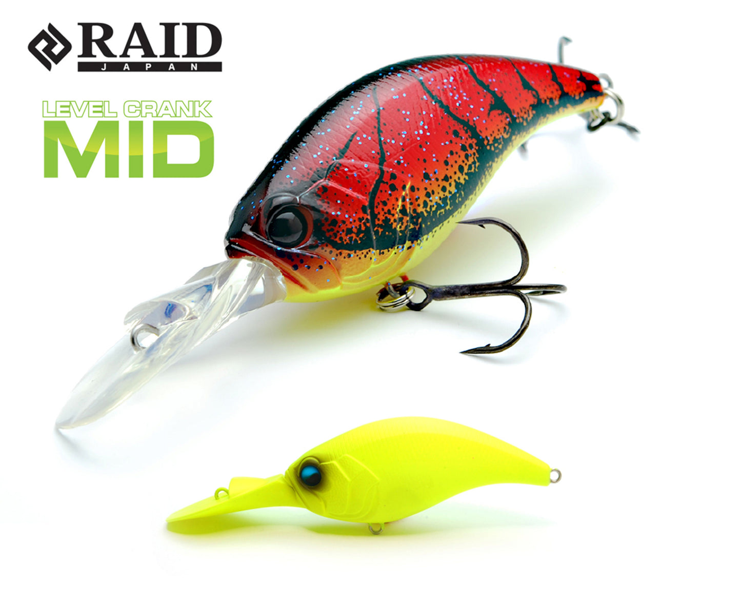 Vobler Raid Level Crank Mid 59mm 10.5gr 022 Lemon Power