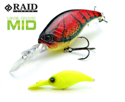 Vobler Raid Level Crank Mid 59mm 10.5gr 022 Lemon Power