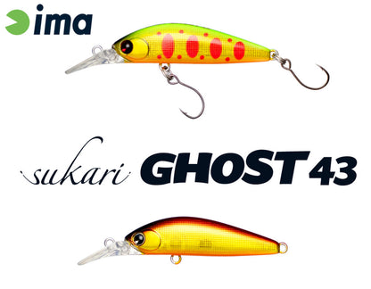 Vobler Ima Sukari Ghost 43su 43mm 2.4gr 001 Red Gold