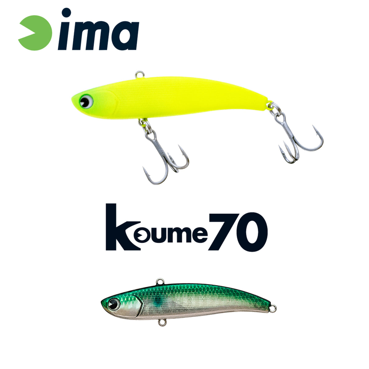 Vobler Ima Koume Vibration 70 70mm 13gr 120 Gold Mullet