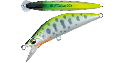 Vobler Major Craft Finetail Eden 60h 6cm 7gr #014 Pearl Chart Yamame