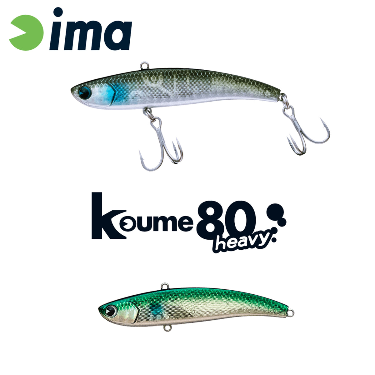 Vobler Ima Koume Vibration 80 Heavy 80mm 20gr 120 Gold Mullet