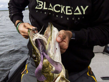 Vobler Coada De Rezerva Blackbay Blacktail Double S 15cm 40g Nuclear Yellow