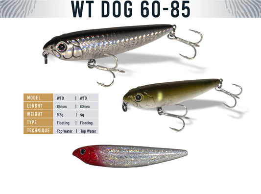 Vobler Herakles Wt-dog 85 8.5cm 9.5gr Red Head Holo