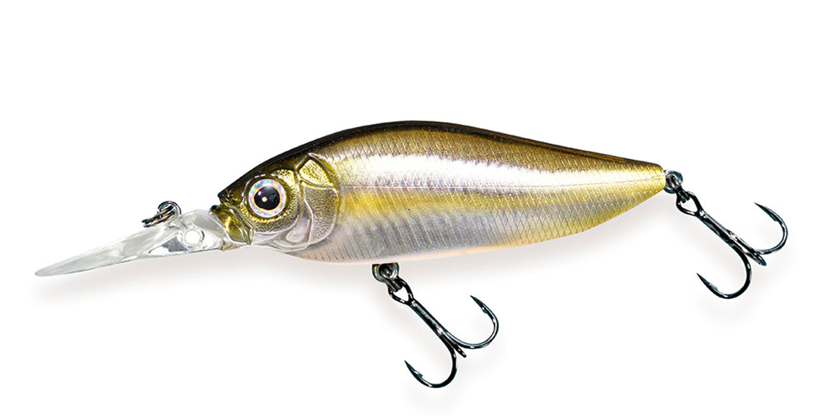 Vobler Megabass Diving Flapslap 77mm 10.5gr Fa Striped Shiner