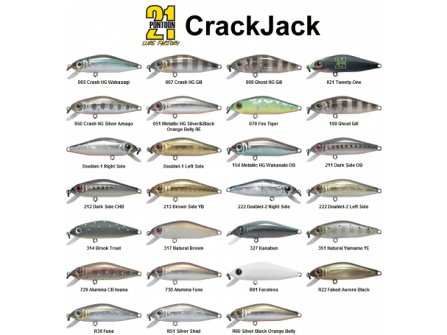 Vobler Vobler Pontoon21 Crack Jack 38sp-dr 3.8cm 2.6g 005 Sp