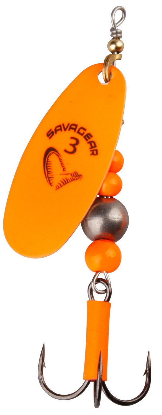 Lingurita Rotativa Savage Gear Caviar Spinner 3 9.5g S Fluo Orange