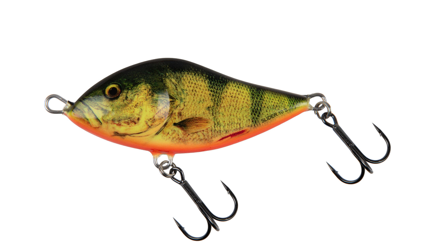 Vobler Salmo Vobler Plutitor Slider 10cm Floating Real Hot Perch