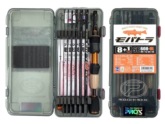 Lanseta Spinning Prox Multi Piece Trout Rod Mobts608ul 8 Plus1 Se 1.88m 1-4g