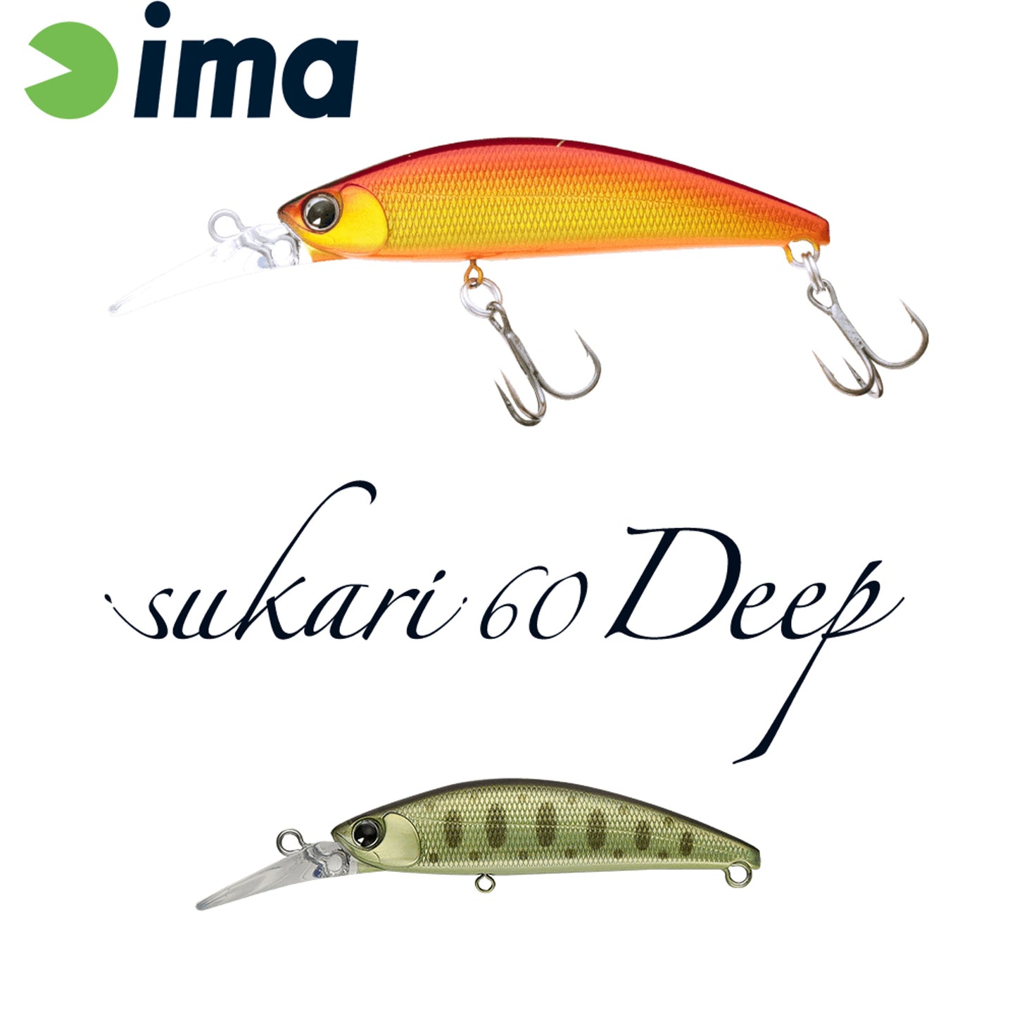 Vobler Ima Sukari 60 Deep 60mm 8gr 015 Reflect Green