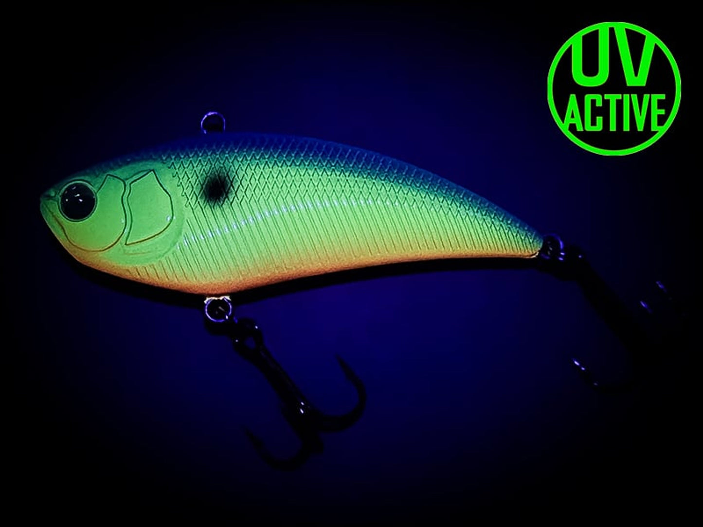 Vobler Vobler Rtb Vibration 68tg 6.8cm 21g #11 Matte Blue Back Yellow S