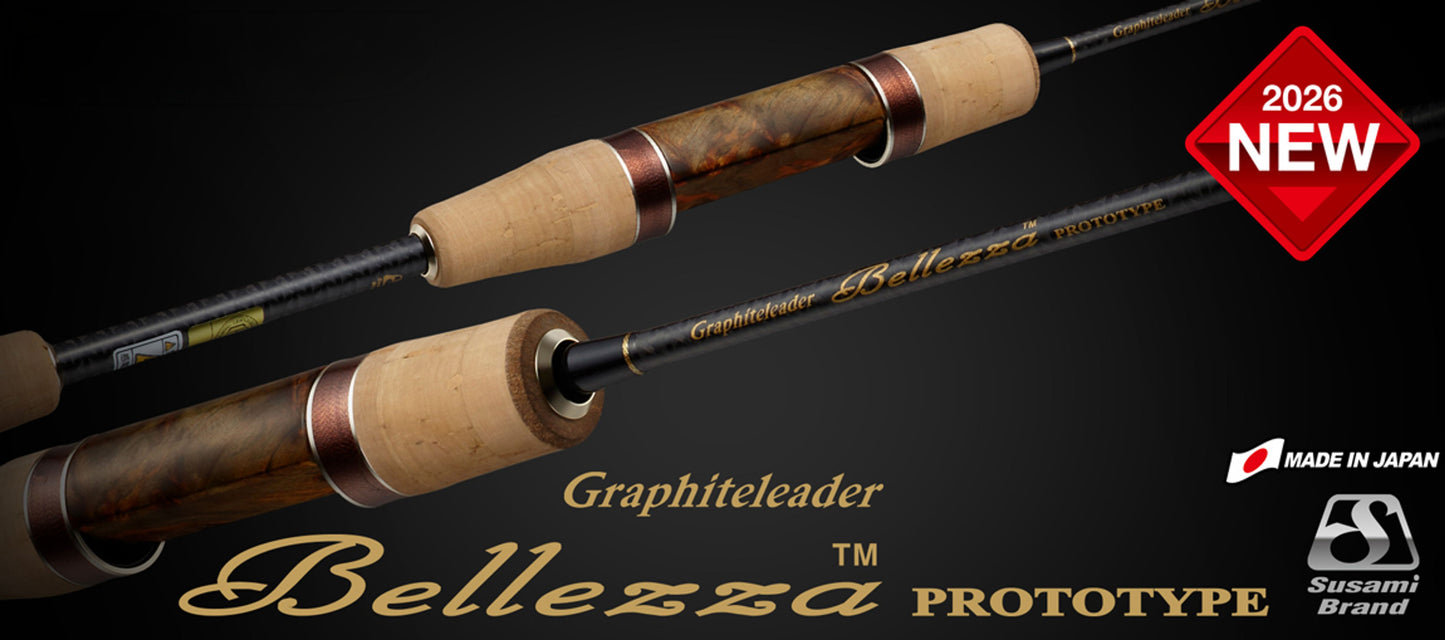 Lanseta Spinning Graphiteleader Bellezza Prototype 26gbelps-582sul-t R-fast 1.73m 0.5-3.5gr Super Ultra Light