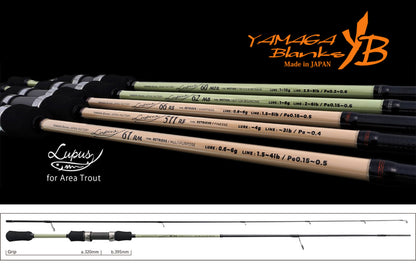 Lanseta Spinning Yamaga Blanks Yamaga Blanks Lupus Area 60mtr Motion 1.83m 1-10gr