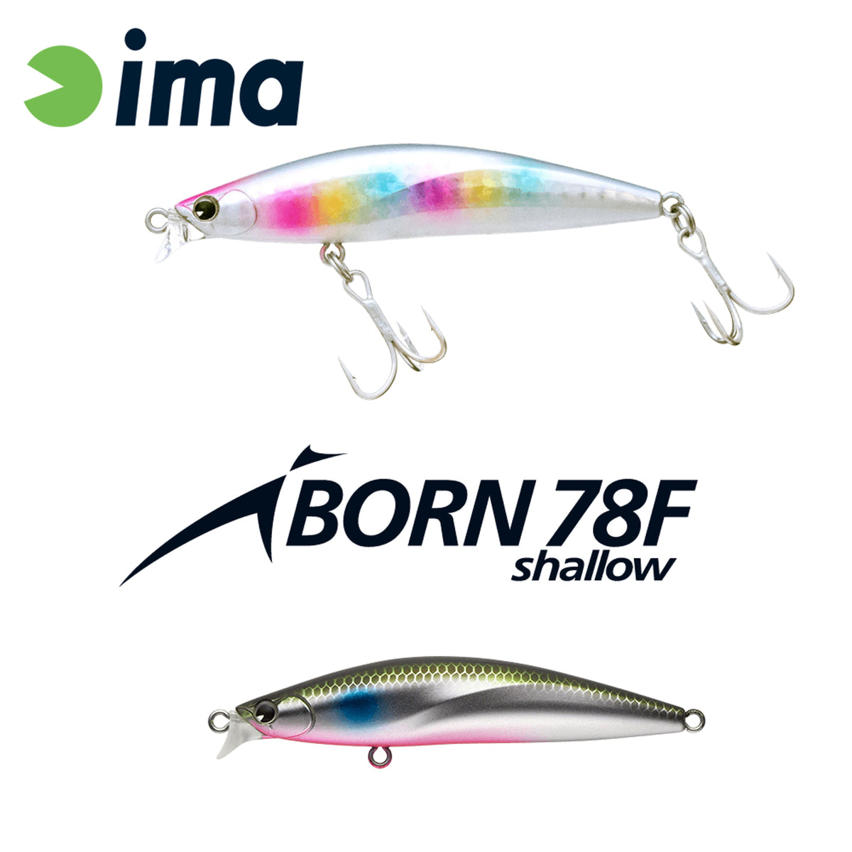 Vobler Ima Iborn 78f Shallow 78mm 8.5gr 013 Mat Mullet