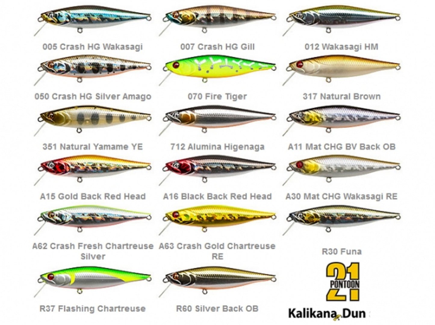 Vobler Vobler Pontoon21 Kalikana Dun 10.5cm 18g A15 Sp