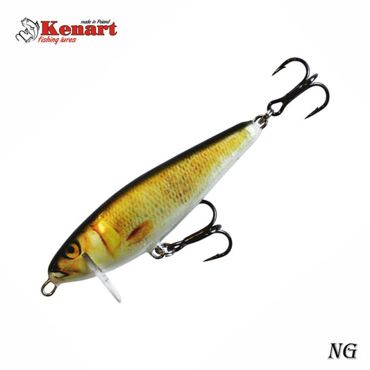 Kenart Vobler Avat Flash, 5cm/6g Kenart : Culoare - Natural Gold