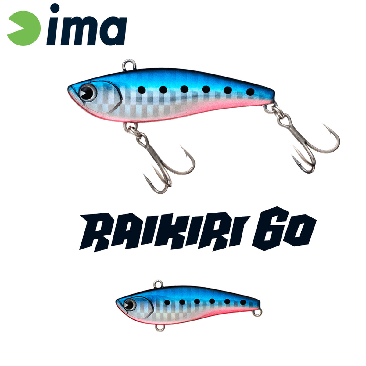 Vobler Ima Raikiri Vibration 60 60mm 11gr 007 Japanese Sardine