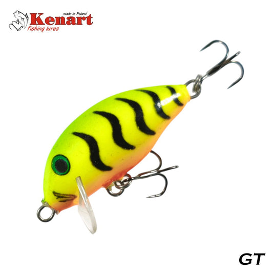 Kenart Vobler Clean Chubby 4cm / 3.5gr Kenart : Culoare - Gt - Green Silver