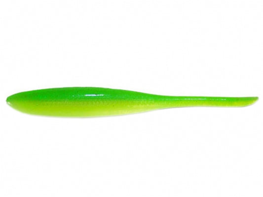 Naluca Soft Keitech Shad Impact Lime Chart 424 7.6cm