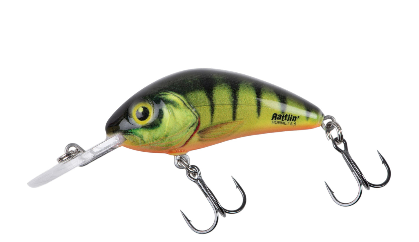 Vobler Salmo Vobler Plutitor Rattlin' Hornet 6.5cm Floating Hot Perch