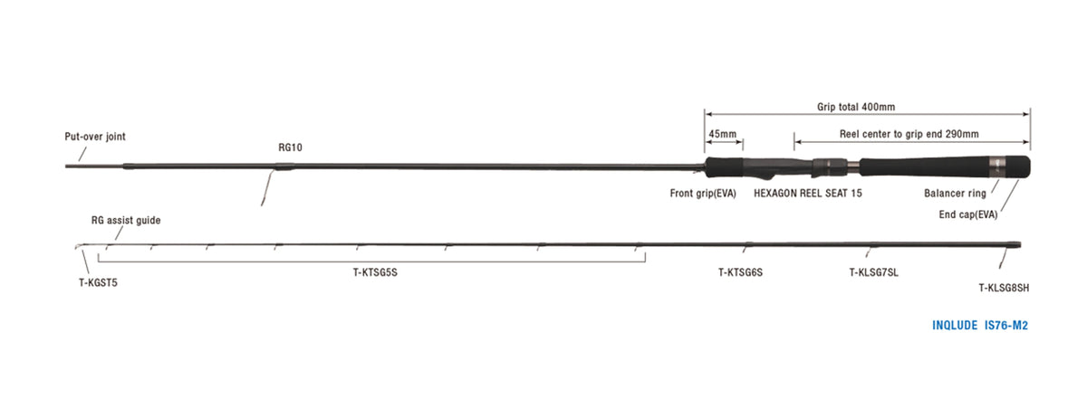 Lanseta Spinning Zenaq Zenaq Inqlude Is76-m2 Technical Snipe 7'6" 231cm 4-21gr