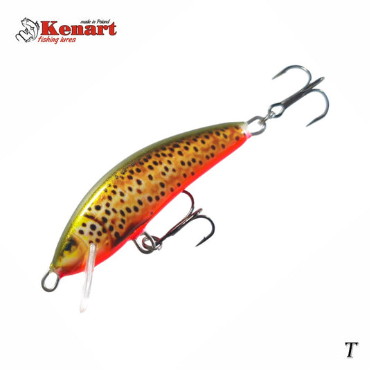 Kenart Vobler Winner Flat 4.5cm / 4 Gr Sinking Kenart : Culoare - T