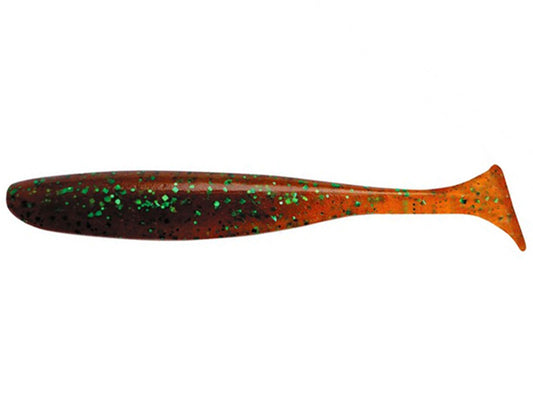 Naluca Soft Shad Keitech Easy Shiner Peach Green Flake Ea#02 10cm