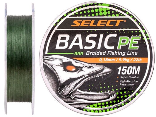 Fir Select Basic Pe 150m Green 0.12mm - 5.6kg