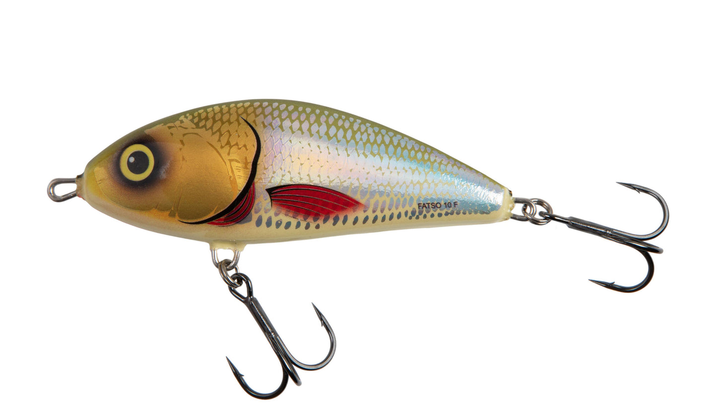 Vobler Salmo Vobler Scufundător Fatso 10cm Sinking Silver Halo